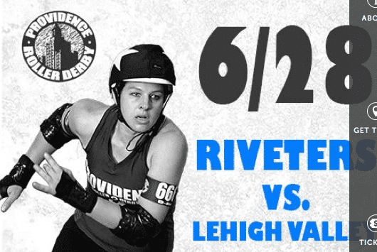 A roller derby doubleheader is set for Saturday night at Thayer Arena. CREDIT: Providence Roller Derby website