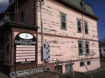 What color should the 'Victorian Lady' in Apponaug be? The Central RI Chamber of Commerce was looking for votes in 2014. CREDIT: Central RI Chamber of Commerce