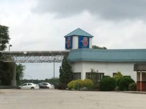 Motel 6 at at 20 Jefferson Blvd., where a man was arrested for crack cocaine possession Dec. 18.