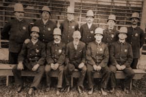 The Rocky Point Police Patrol in 1924.