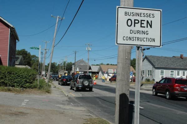 Apponaug businesses are open during the ongoing Circulator Project. Here's how to stay up-to-date on road closures and other traffic notices.