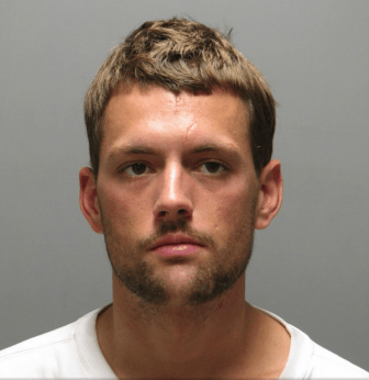 Justin Evans, of Warwick was arrested Sept. 16 after a Wave Credit Union teller refused his written demand for cash.