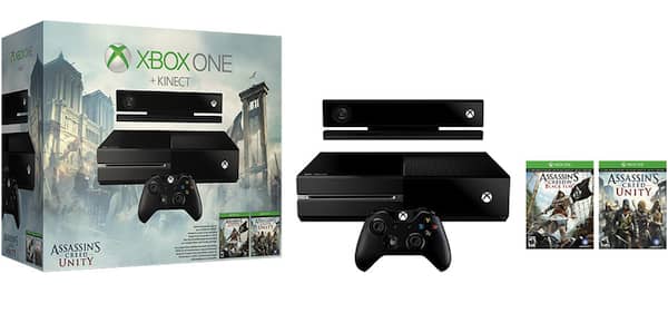 The XBox One Assassin's Creed bundle, available at several Warwick stores.