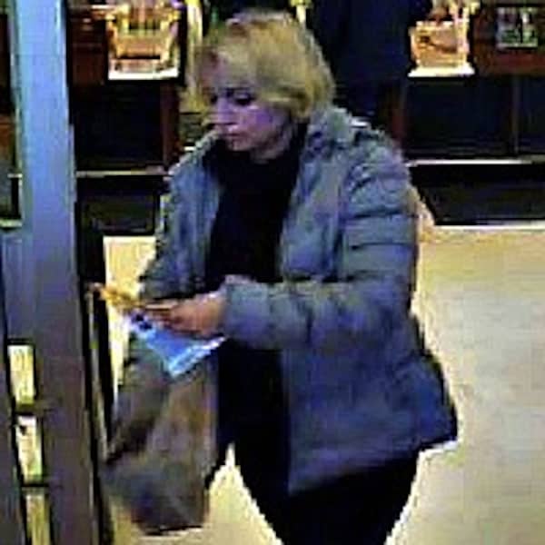 This woman is suspected of using the debit card number belonging to someone else to make purchases at Shaw's Market on Warwick Avenue.