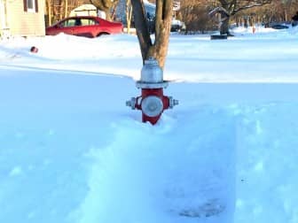 Local Fire Departments ask residents to clear paths to and around fire hydrants so they can reach them in an emergency.