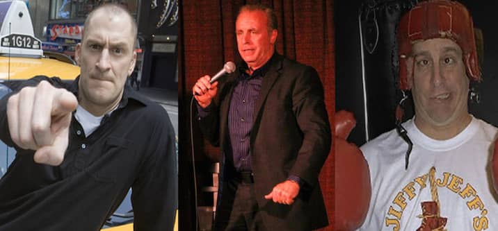 From left: Ben Bailey will be at Ocean State Theatre on Sunday, April 12, with Vic DeBitetto appearing on Sunday, May 3, and Bob Nelson appearing onSunday, May 31. 