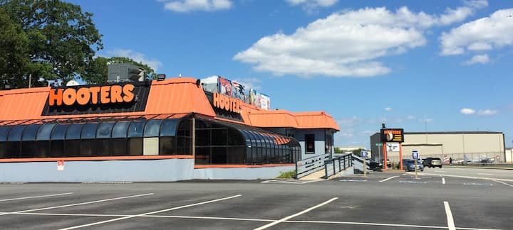 Hooters Restaurant on Airport Road in Warwick has been closed since August 2014, first to address health code violations, then for ongoing renovations.