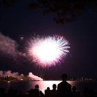 The view at Warwick City Park during Fourth of July Fireworks July 3, 2015. RI Fireworks begin this weekend.