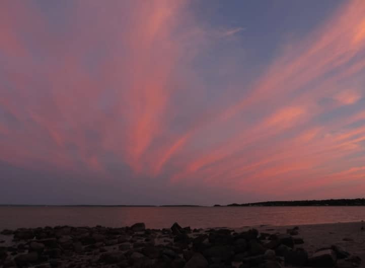 A view of clouds seen at Conimicut Point Aug. 7, 2015.