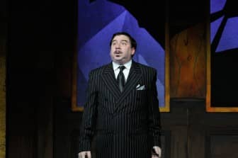 Steve Gagliastro stars as Gomez in the magnificently macabre musical comedy, The Addams Family, being presented at Ocean State Theatre in Warwick through October 25. 