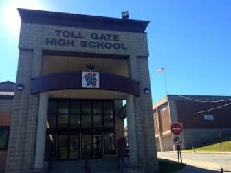 Tollgate High School, pictured in a file photo from August 2015.