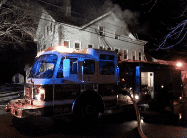 [CREDIT: Walter Belonos] Warwick firefighters were called to a fire at 40 King St. that began in a refrigerator Jan. 22. 