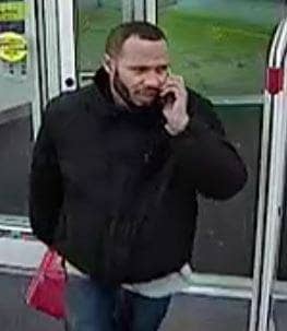 [CREDIT: WPD] Warwick Police are seeking the public's help identifying this man, whom they say stole $500 in electronic grooming merchandise from CVS.