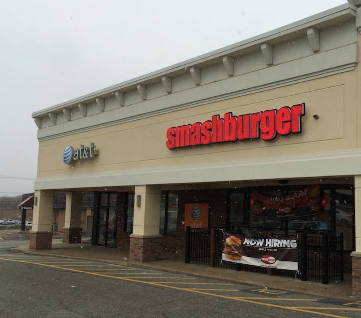 [CREDIT: Rob Borkowski] Smash Burger celebrated the store's Grand Opening at 1000 Bald Hill Road, across the street from Hobby Lobby.
