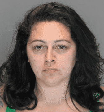 [CREDIT: WPD] police arrested Tammy Vicino, 36, and charged her with Assault with a Dangerous Weapon (her vehicle) after she drove at and struck a traffic sergeant Saturday morning. 