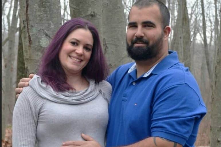 [CREDIT: Kristen Desmaris] Alison and Jeff Fagundes, seriously injured in a crash Feb. 13, are in need of financial assistance as they recover from their injuries and prepare for a new baby.