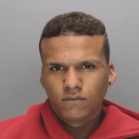 [CREDIT: WPD] Police report Bryon Marine, 24 of Providence, is being held at the ACI  after his arrest March 9 when police found him rummaging through cars at Warwick Veterans Memorial High School.