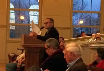 [CREDIT: Rob Borkowski] DPW Director David Picozzi addressed numerous allegations made against his department during the year before the Warwick City Council.