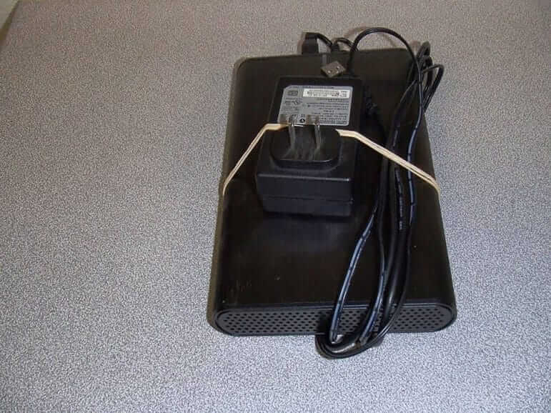 [CREDIT: WPD] An external hard drive recovered during a recent WPD burglary investigation.