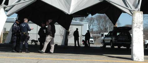 Several K9 Teams used the Airport Road Dome for training exercises Wednesday and Thursday. 