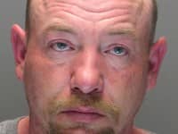 [CREDIT: WPD] Warwick Police arrested Michael Gustafson, 40, of 3274 West Shore Road,on April 3.