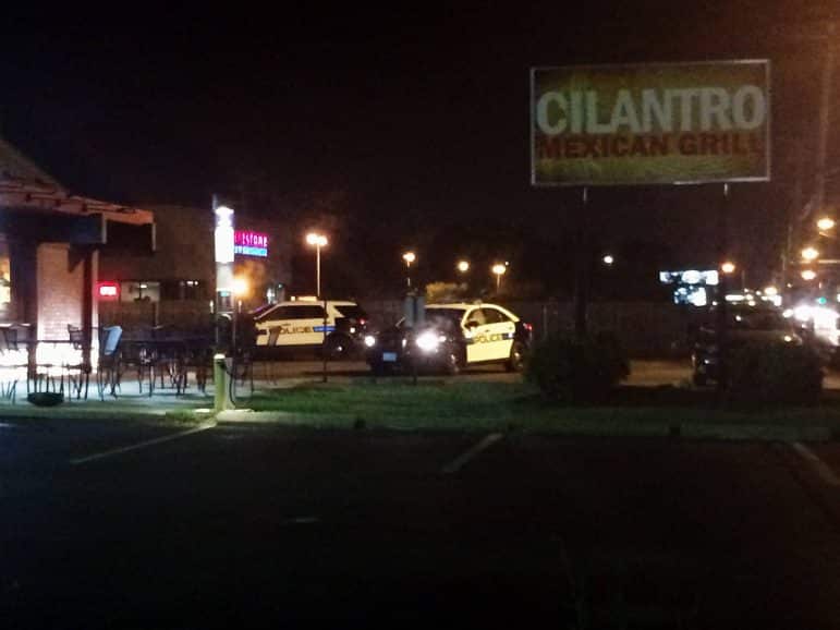 [CREDIT: Rob Borkowski] Warwick Police investigated a reported robbery at Cilantro Mexican Grill Thursday, Aug. 11.