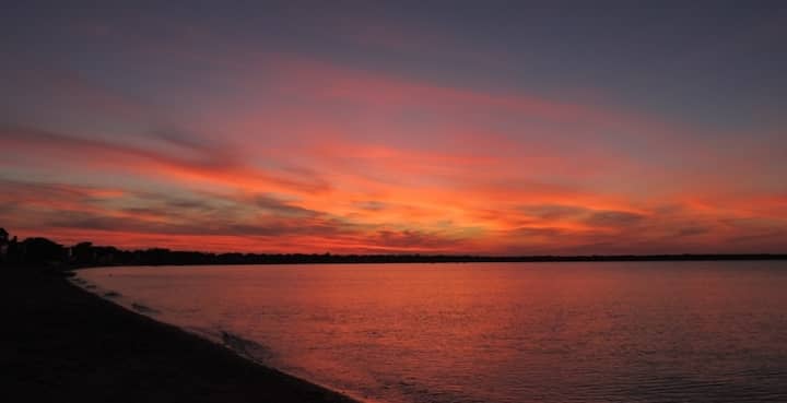 [CREDIT: Lincoln Smith] Conimicut Point at sunset, Aug. 9.