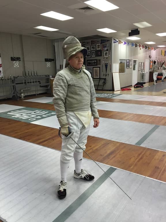 [CREDIT: Courtesy Submssion] Warwick fencer Bill Cooney.