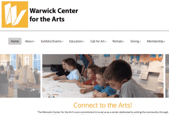 [Center for the Arts} The Warwick Center for the Arts new website at warwickcfa.org