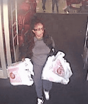 Warwick Police are seeking the public’s help identifying a woman caught on video using a cloned credit card to purchase two bags of merchandise from the Warwick Mall Target Oct. 20.