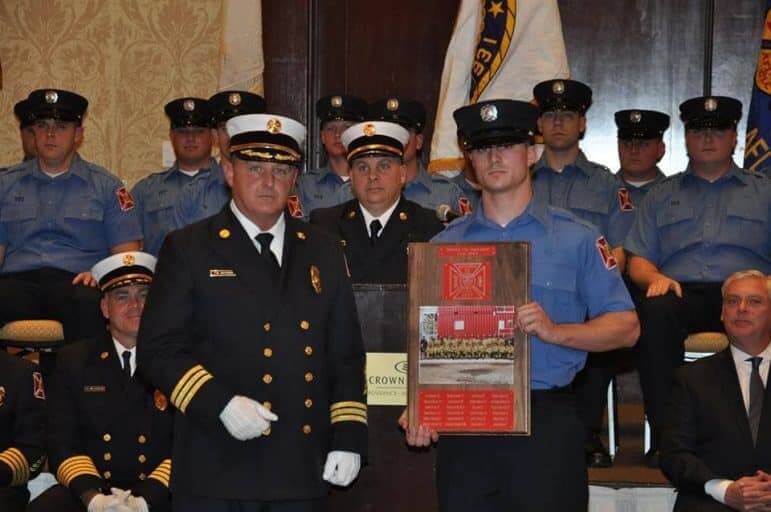 [CREDIT: Mayor Avedisian's Office] Warwick Firefighters celebrated the graduation and swearing in of 24 new recruits Tuesday.