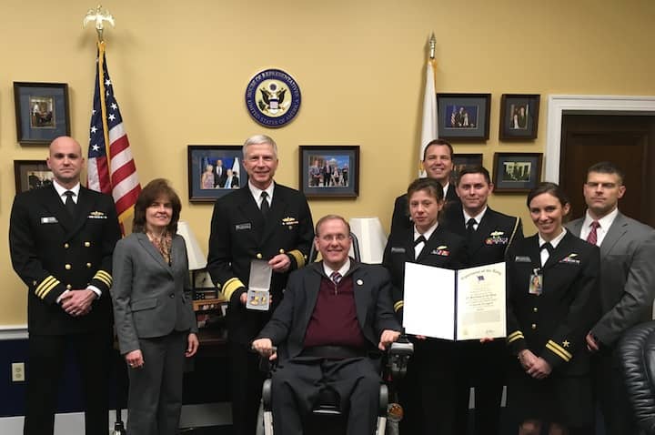 Congressman Jim Langevin (D-RI), was honored Jan. 4 with the Distinguished Public Service Award.