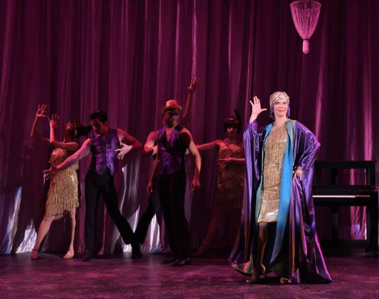 [CREDIT: Mark Turek] Eden Casteel as Victoria Grant performs “Le Jazz Hot” with the Jazz Singer and Dancers in Victor/Victoria.
