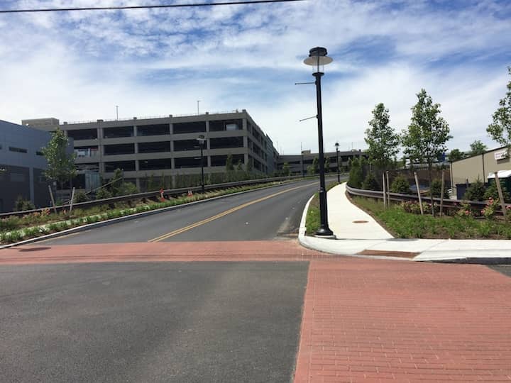 [CREDIT: Rob Borkowsi] A view of Coronado Road at the tail end of a $3.8 million renovation begun in 2016.
