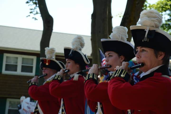 [CREDIT: Rob Borkowski] The Pawtuxet Rangers at the 2017 Gaspee Days Parade.