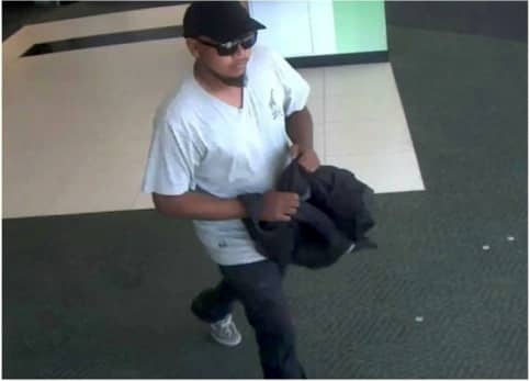 [CREDIT: WPD] Warwick Police are seeking this man, recorded on video robbing the TD Bank on West Shore Road Sunday, July 2.