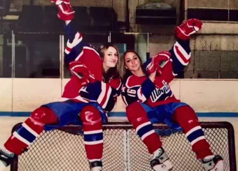 [CREDIT: Taryn Lapierre] From left, Taryn Lapierre and Tayla during their senior year in high school in 2007.