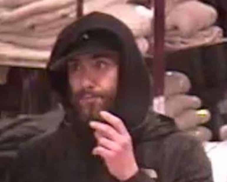 [CREDIT: WPD] Warwick Police are asking for help identifying this man, who pulled a knife on a loss prevention employee Nov. 7 in Macy's