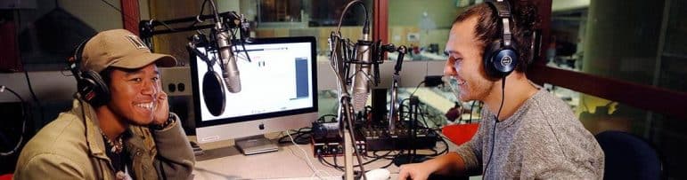 [CREDIT: CCRI] CCRI's new student radio program recently launched.