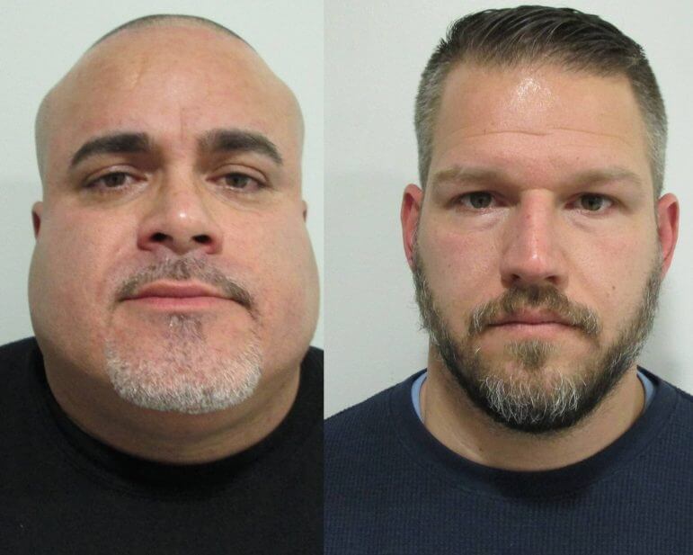 [CREDIT: RISP] Angel Guadalupe, age 45, of Bristol, CT, and William Sobota, age 40, of Burlington, CT, were each charged with kidnapping and conspiracy Feb. 1, 2017 on Rte. 95 South in Warwick.