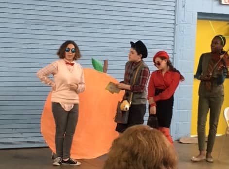 [CREDIT: Eleanor Acton] A scene from the Club at Cooper's  "James and the Giant Peach," playing Friday, April 12 at 6 p.m.