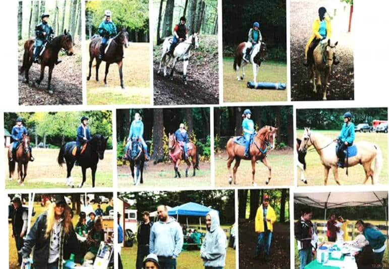 [CREDIT: equitrekking.com] Above, scenes from the 2014 Equestrian Trail Ride. The June 1, 2019, 9 a.m. fundraiser will be at Goddard Park in Warwick, at the park’s Equestrian Area.