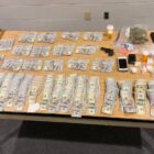 [CREDIT: WPD] Warwick and Newport Police raided 10 Althea Road Wednesday, May 8, 2019, seizing a stolen gun, and several amphetamine, oxycodone and Tapentadol pills, cocaine, marijuana, and suboxone.