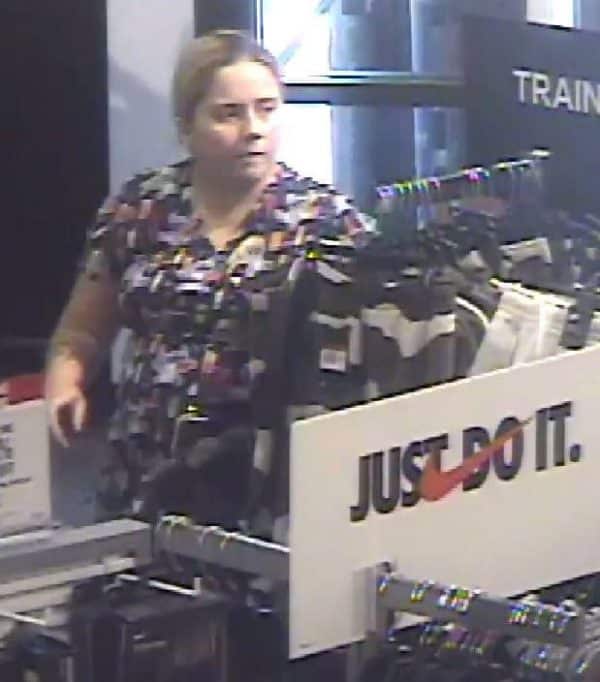[Photo: Warwick Police Department Facebook page]<br /> Warwick Police are seeking information on this woman suspected of stealing $1,500 in merchandise from the JC Penney store at Warwick Mall.