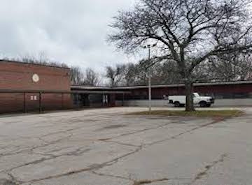 [CREDIT: City of Warwick] Demolition of Rhodes School is scheduled for Dec. 5. The building is planned Residents are warned to avoid the property during the next several weeks.