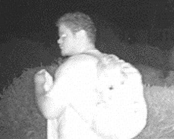 [CREDIT: WPD] Warwick Police arrested Eric Johnson, 19 of Warwick in connection to a string of motor vehicle break ins. In this still from a security camera shows him before putting on a hoodie to conceal his identity.