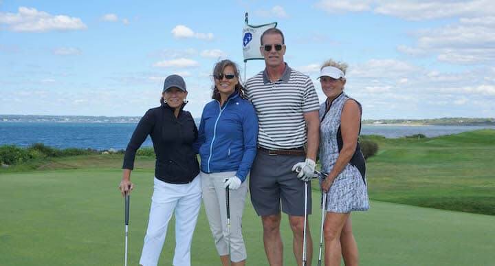 [CREDIT: Thundermist] The Jeanne LaChance Foursome at the annual Thundermist Golf Tournament Sept. 17 at Sakonnet Golf Club in Little Compton.