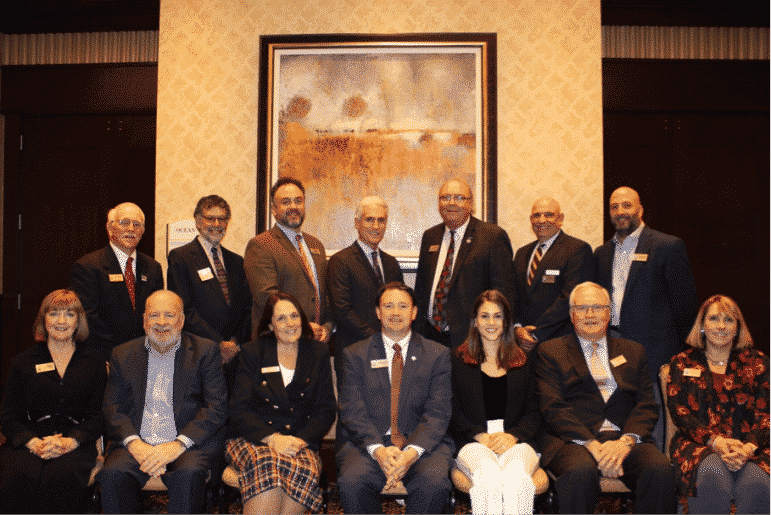 [CREDIT: Olivia Sloan] The Board of Directors and officers of Rhode Island Mortgage Bankers Association during the 2019 Annual Dinner at the Crowne Plaza on Nov. 22.