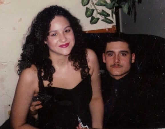 [CREDIT: April Ricci] April Ricci and her fiance, Tommy Gomes. Gomes was killed while riding in a car driven by an intoxicated driver in 2002.