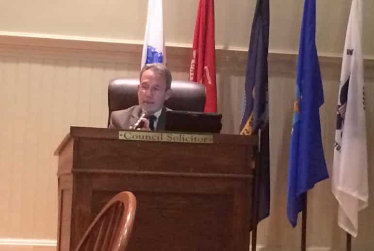 [CREDIT: Rob Borkowski] The new solicitor for the Warwick City Council, Bill Conley.